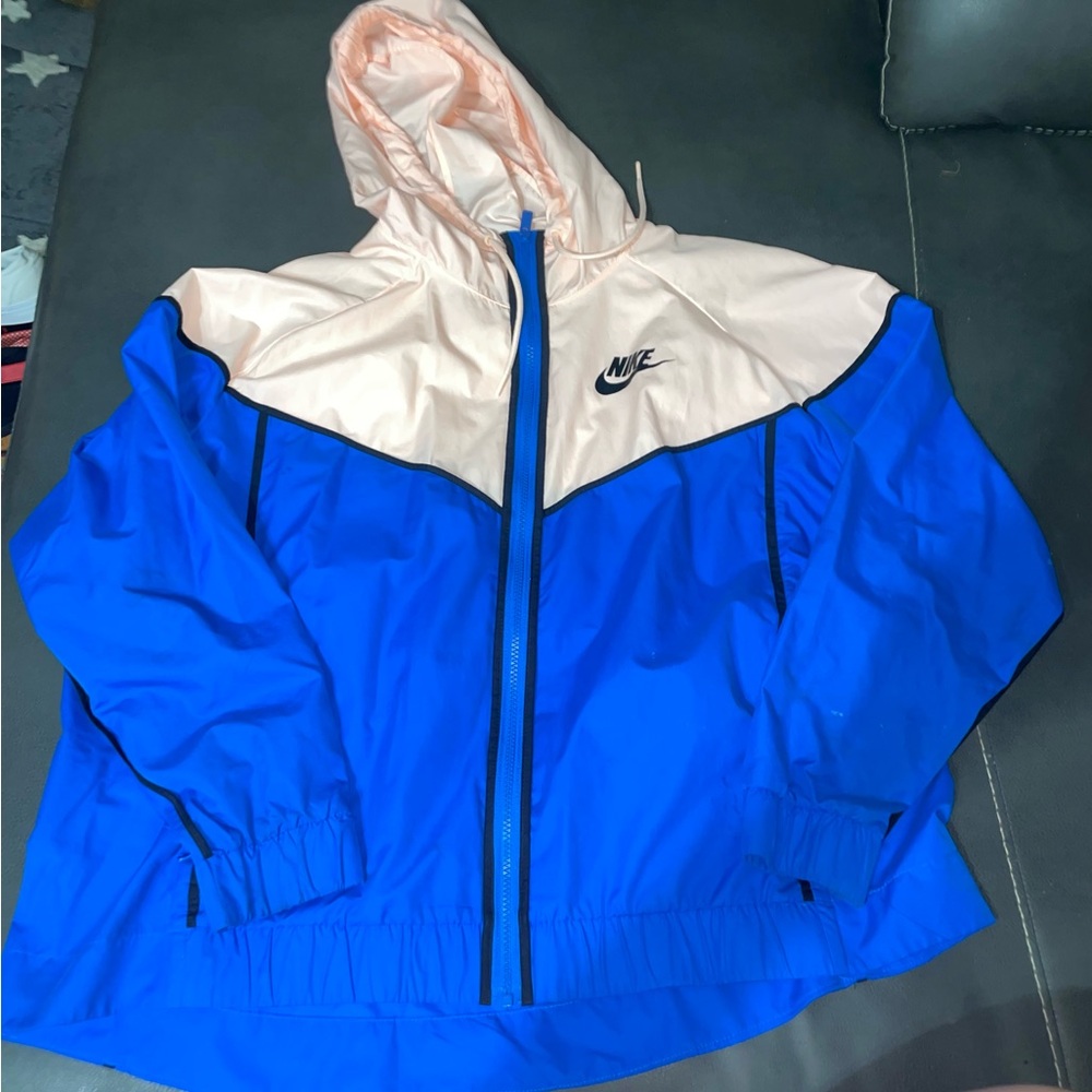 Nike Blue and Pink Women's Jacket